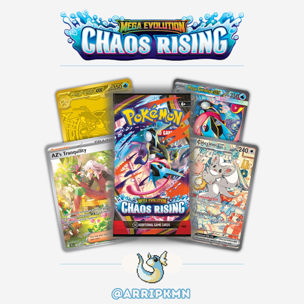 Pokemon Chaos Rising Booster Pack
