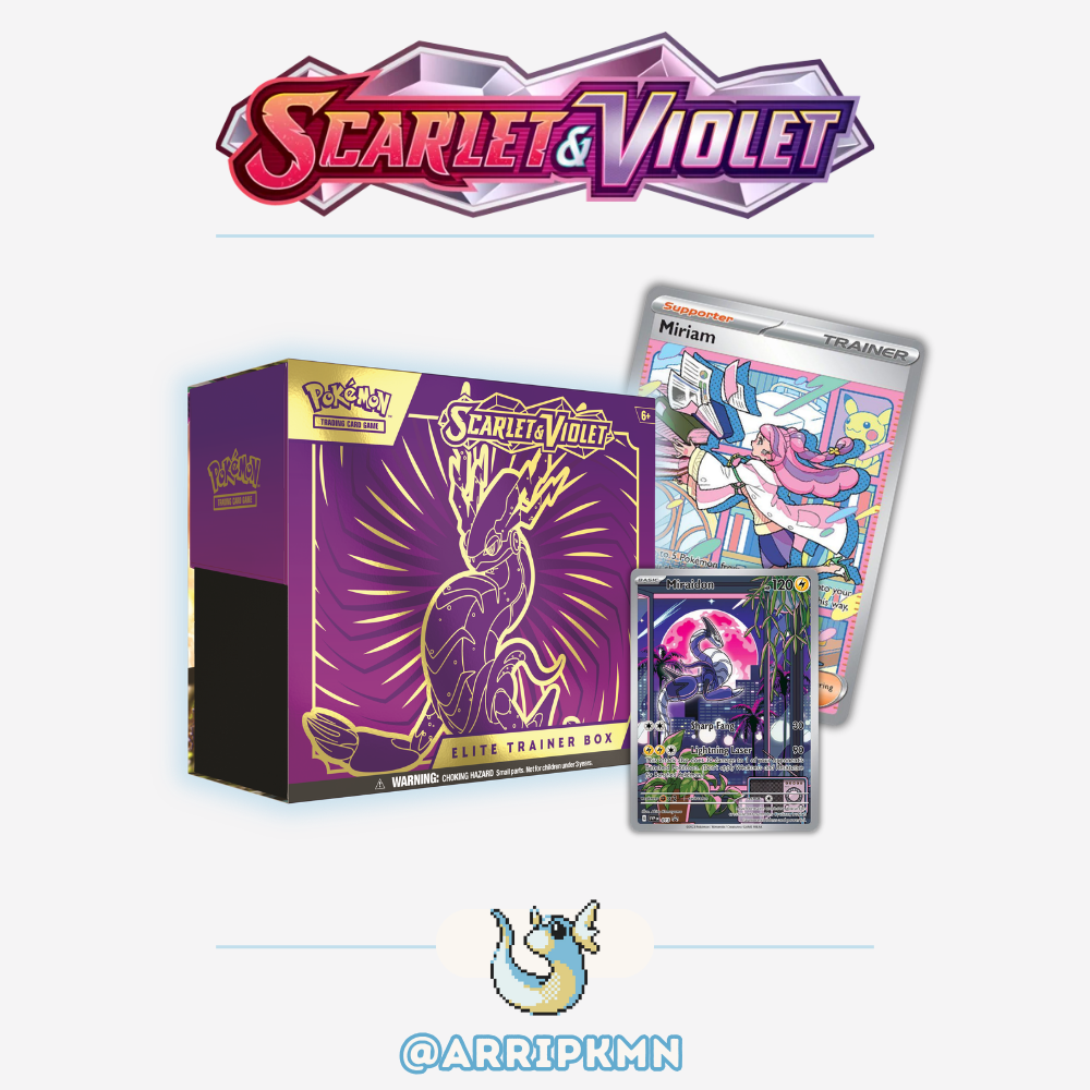 Pokemon Scarlet & Violet - Elite Trainer Box [Miraidon]