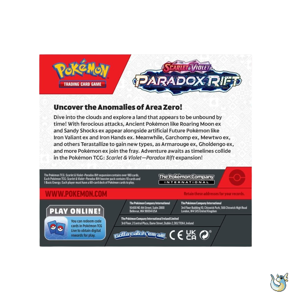 Pokemon Scarlet & Violet Paradox Rift - Booster Box