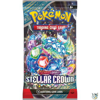 Pokemon Scarlet & Violet Stellar Crown - 3-Pack Blister