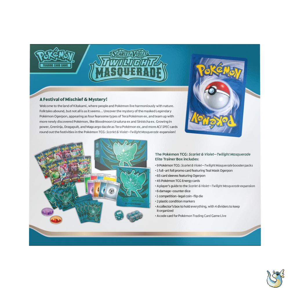 Pokemon Scarlet & Violet Twilight Masquerade - Elite Trainer Box