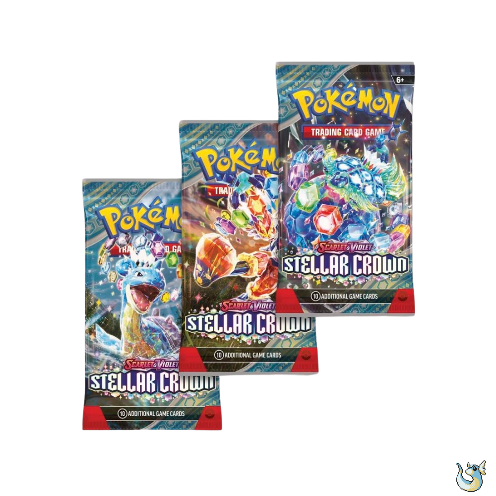 Pokemon Scarlet & Violet Stellar Crown - 3-Pack Blister