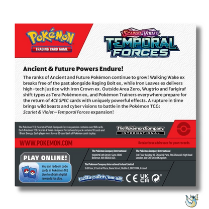 Pokemon Scarlet & Violet Temporal Forces - Booster Box